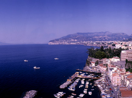 The magnificient view of the Sorrento Coast