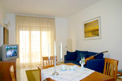 The living-room of Casa della Mamma Apartment