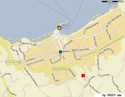 The exact location of Chiara apartment in Sorrento center