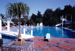 The swimming-pool of the Tourist Complex 'Antico Parco del Principe'