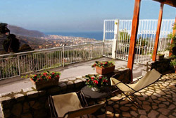 The sea-view from Il Principe apartment on the Amalfi Coast