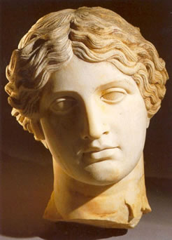 Herculaneum: bust of Amazon